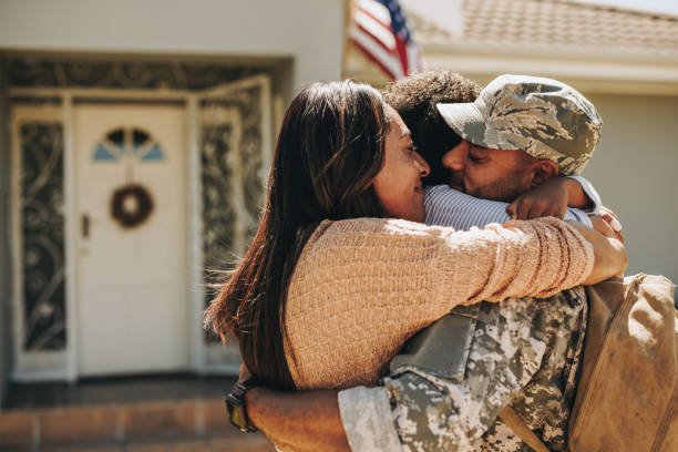 Veteran family protected by life insurance